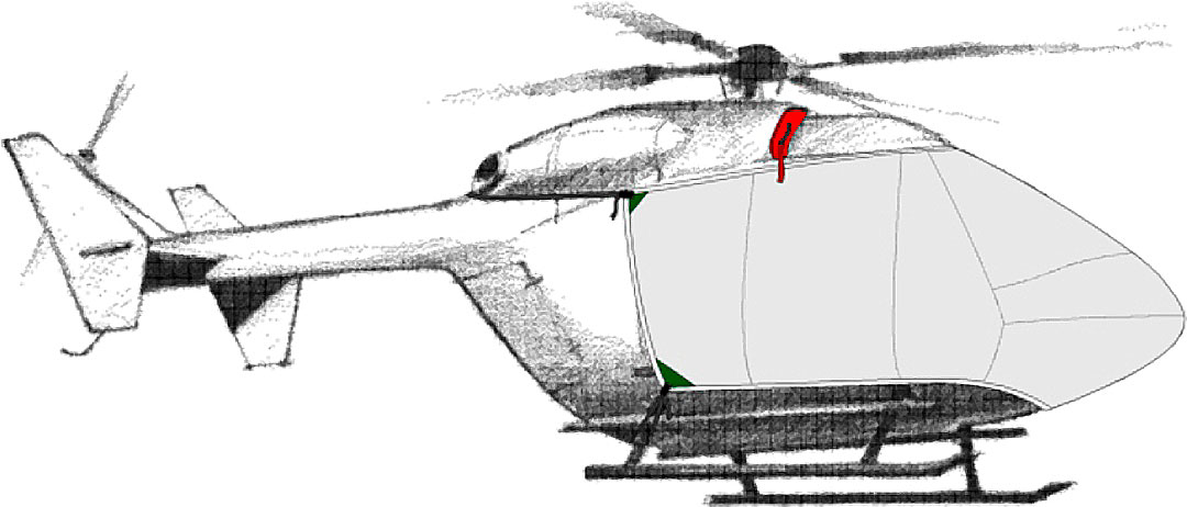 Bubble Cover & Intake Plugs for the BK-117