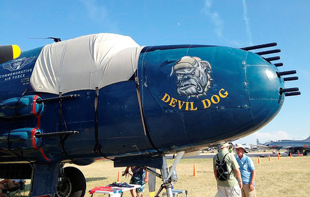 Mitchell B25 Cockpit Cover w/ Custom Imprint (Bellystrap Type)