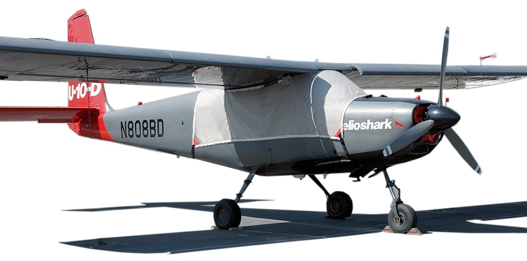 Helio Courier Canopy Cover & Engine Plugx
