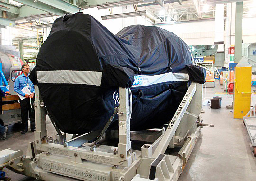 QEC OFF-LINK JET ENGINE COVER, V2500 Series, fully enclosed