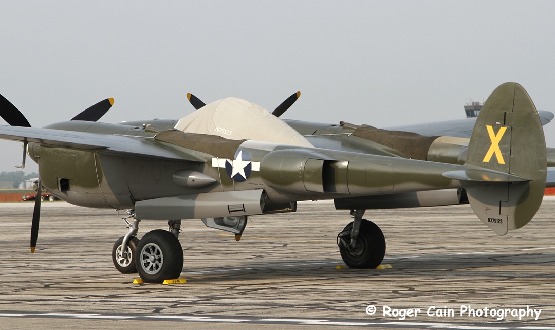 P38 Lightning Canopy Cover (snap-on type)