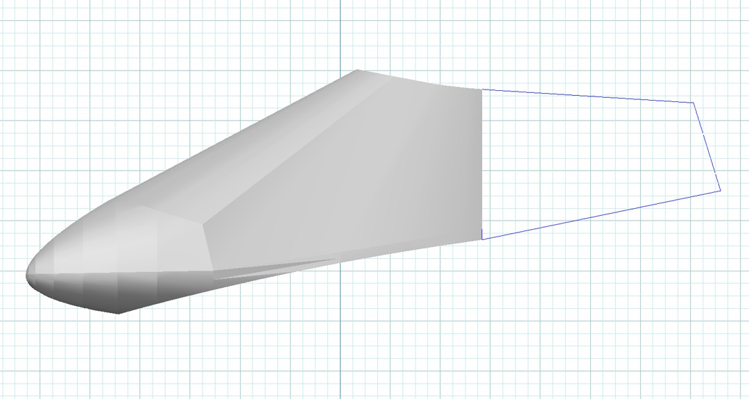 Interplane Skyboy Canopy/Nose Cover, 3D model