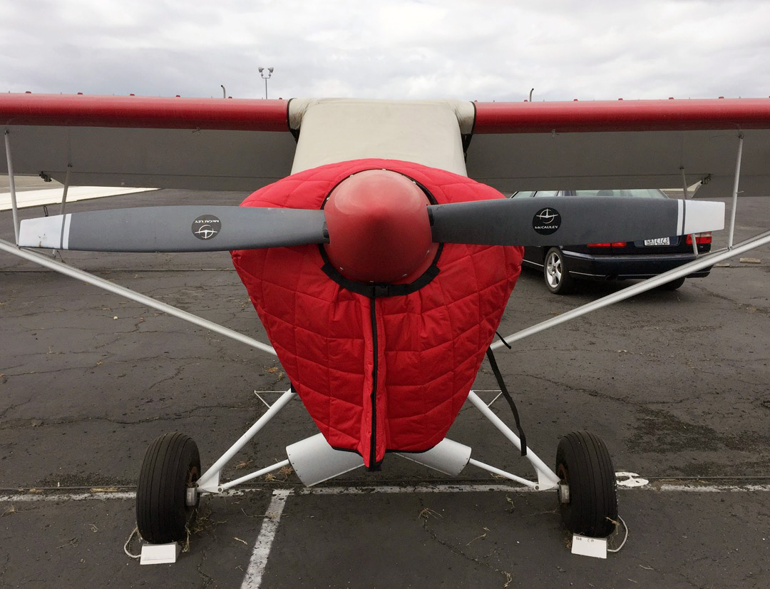 FOR INTERIOR USE. Cub Crafters CC-11 Insulated Hangar Blanket, available in Red or Silver