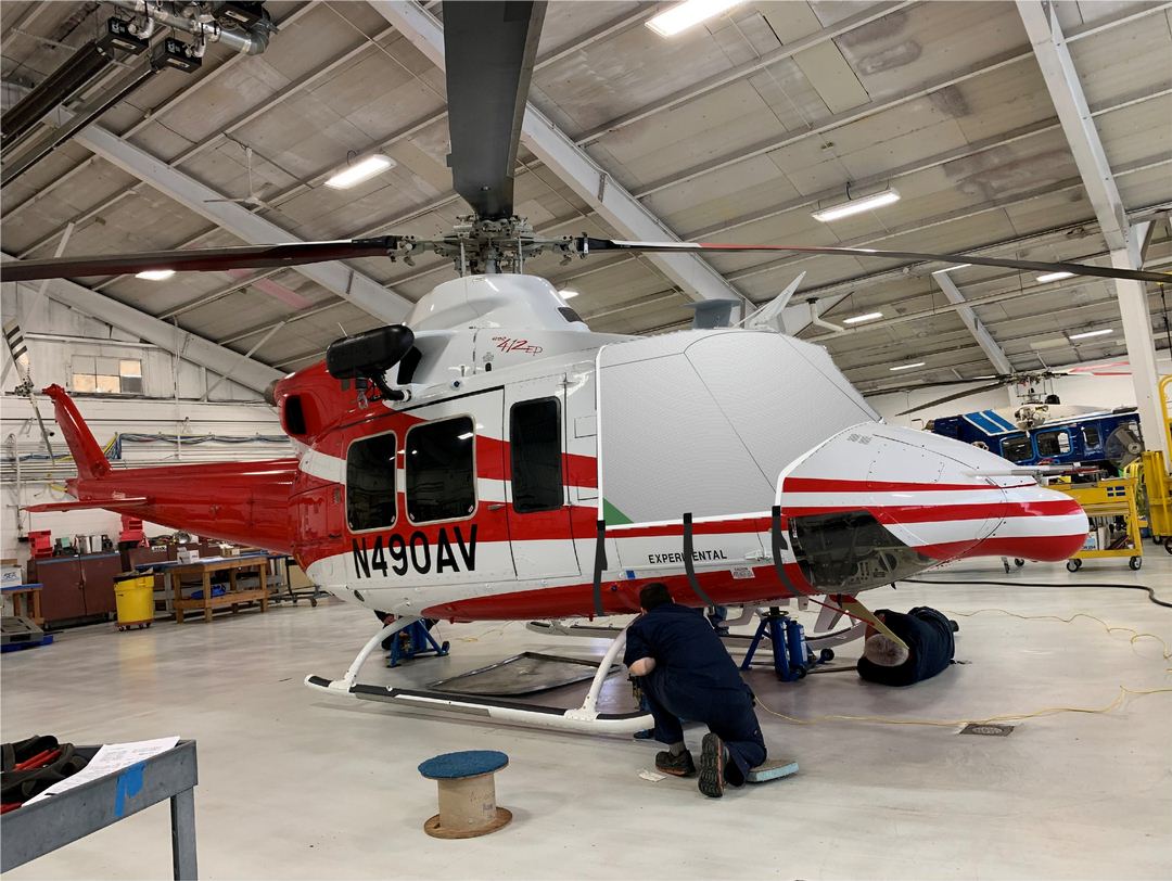 Bell 412 Cockpit/Canopy Cover, photo/illustration