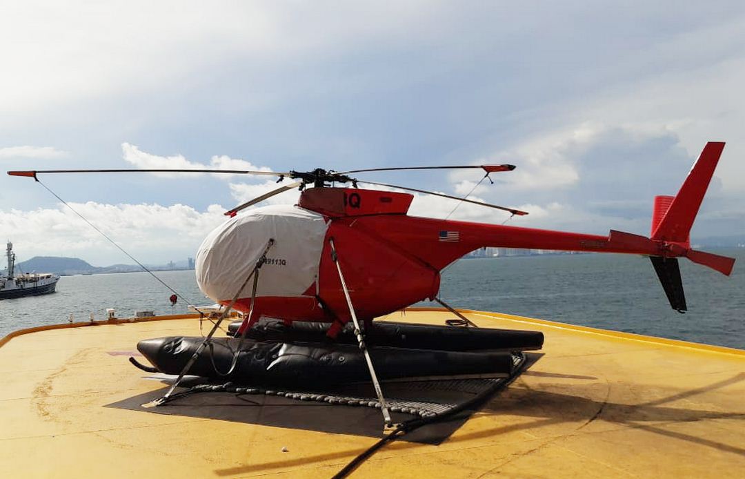 Hughes 500C (369HS) Bubble Cover, Blade Tie-Downs