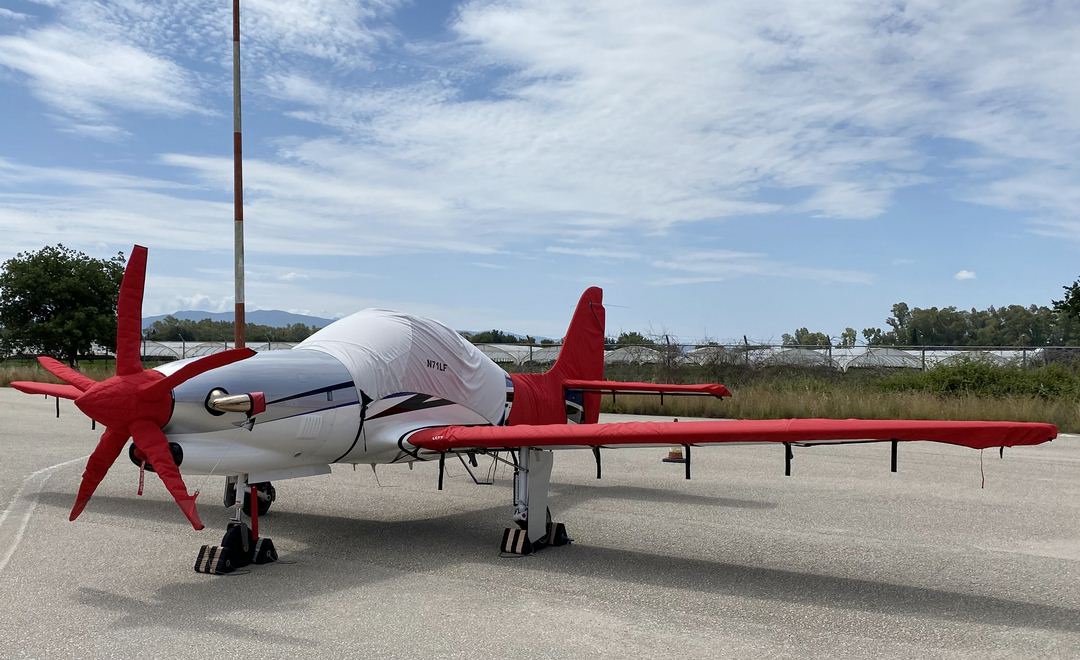 Lancair Evolution Prop, Canopy, Wings & Empennage Covers