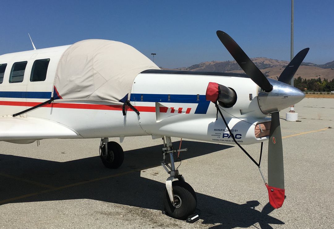 Pacific Aerospace 750XL Cockpit Cover, Prop Tie/Exhaust Covers