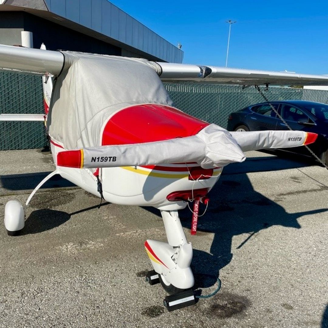 Tecnam Bravo Canopy & Prop Covers, Engine Plugs