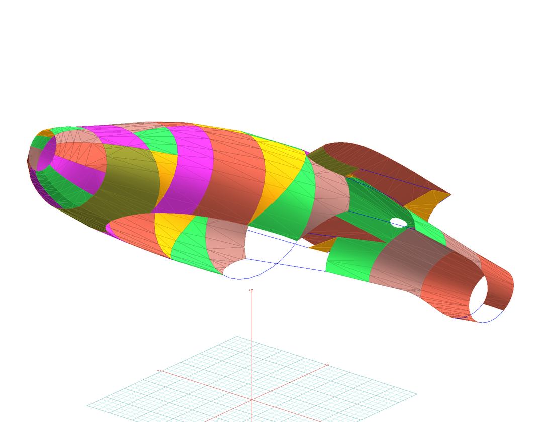 Stemme S-6 Extended Canopy//Engine Cover. 3D model