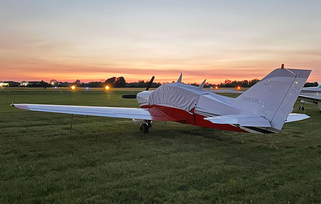 Bellanca 17-30A Canopy Cover, Belly Strap Type